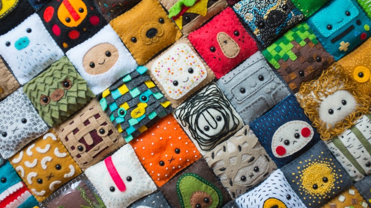 100 FELT DOODLE FACES_Becky Margraf 100 FELT DOODLE FACES_Becky Margraf